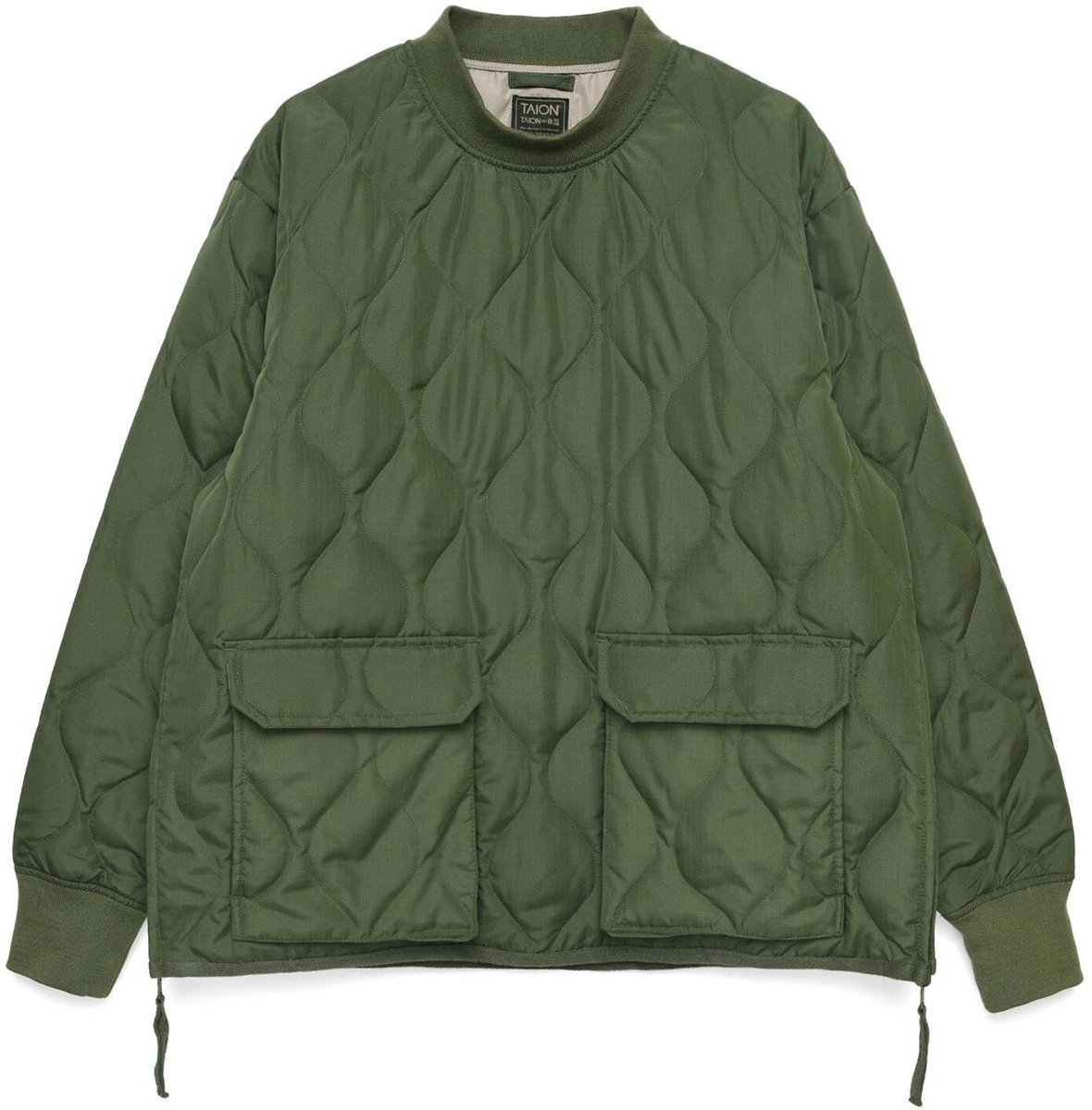 Militair donsjack Taion Groen