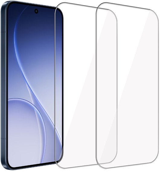 ChiGuard Protecteur d'écran 2x compatible avec OPPO Reno 15 Protecteur d'écran - Verre de protection - Incurvé - GuardCover