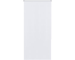 Klemmfix Verduisterend Rolgordijn 120x210cm Zonder Boren Verstelbaar Zijtrekrolluik Voor Raam En Deur Privacy En Zonwering Wit NAIZY