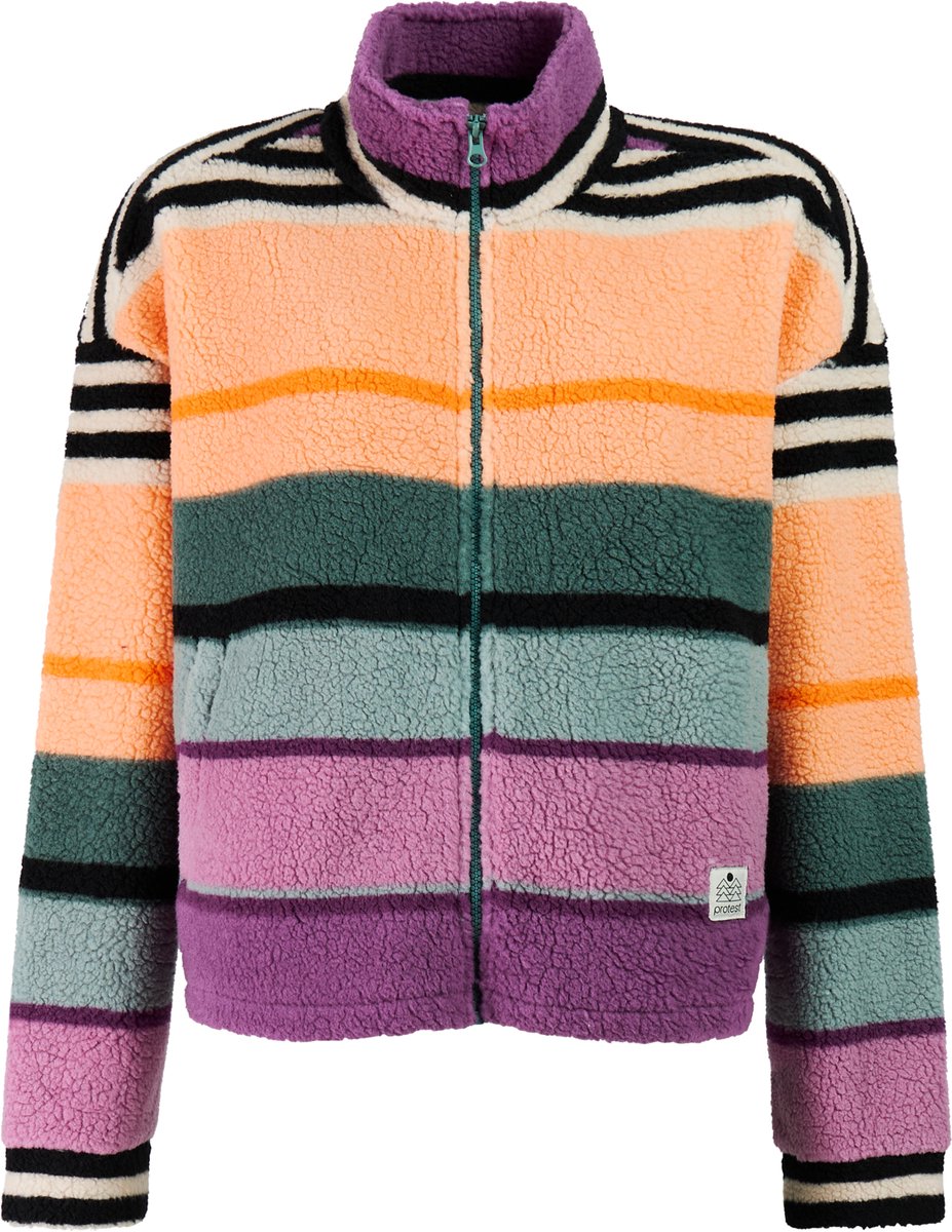 Protest PRTMyrna Top Dames Ritssluiting Loose fit Groen