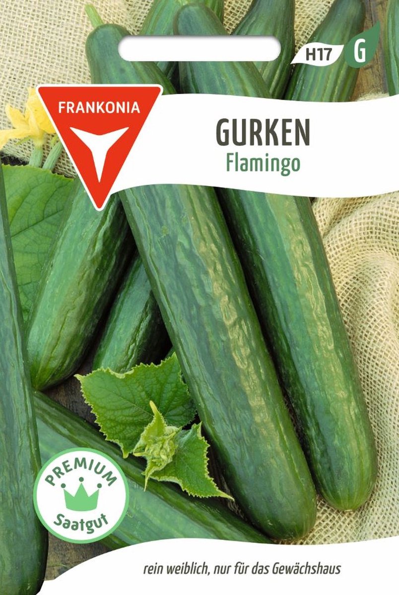 Saladekomkommer, Flamingo F1 - Groentezaden Komkommerzaden Zaden Saladezaden Zaden