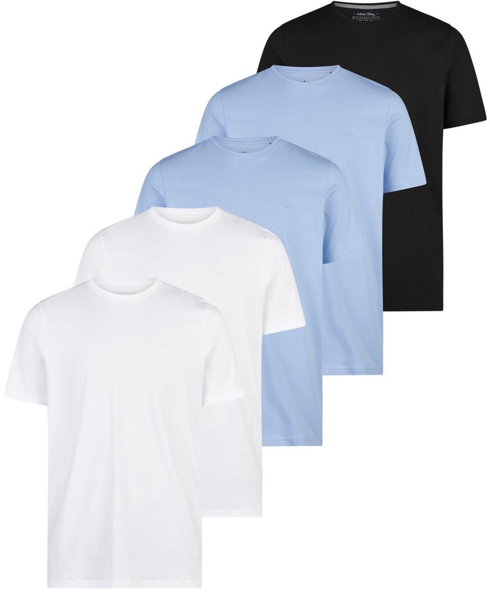 Redmond Heren t-shirt 5 pack Basic