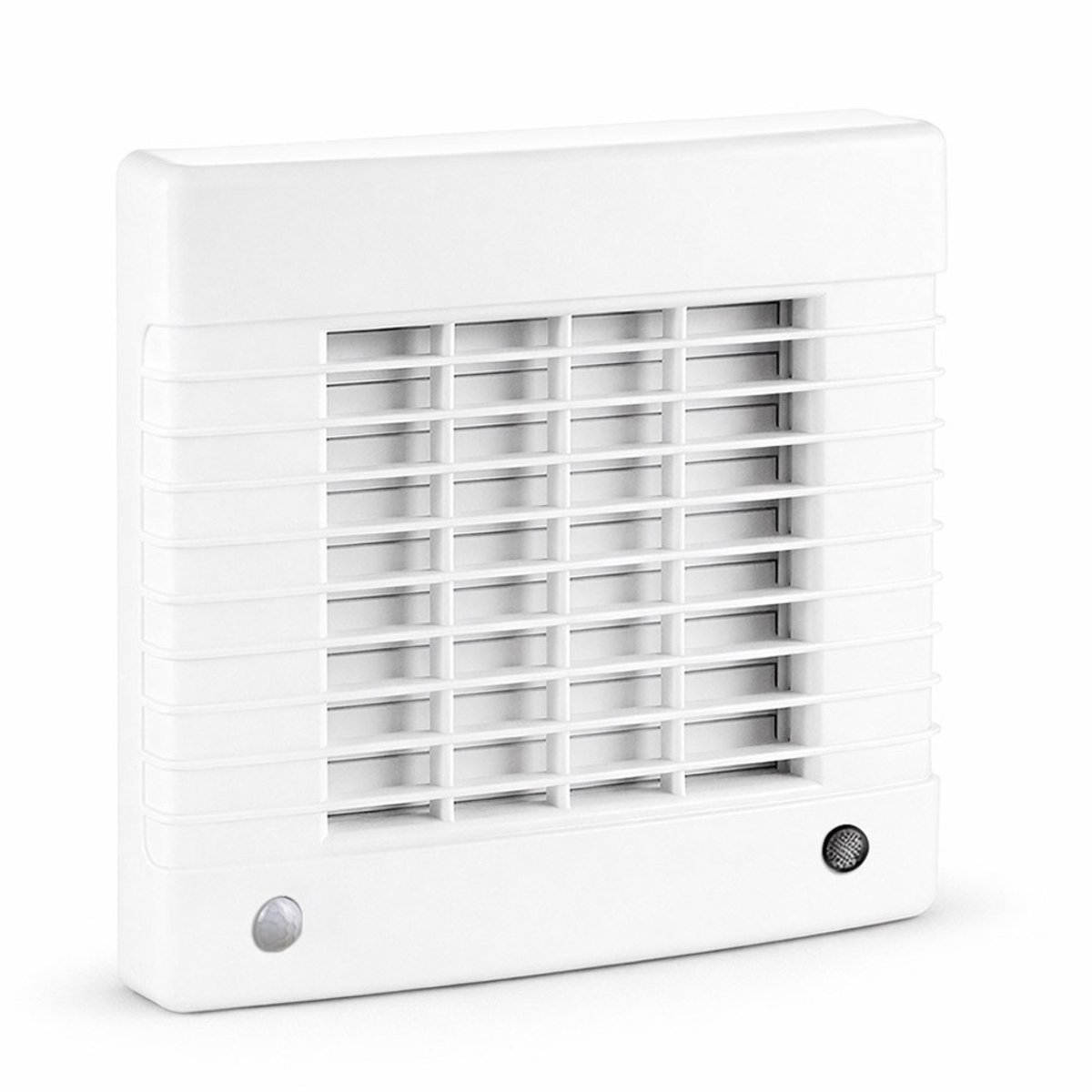 Badkamerventilator Ø 125 mm Louvre met bewegingsensor en timer wit
