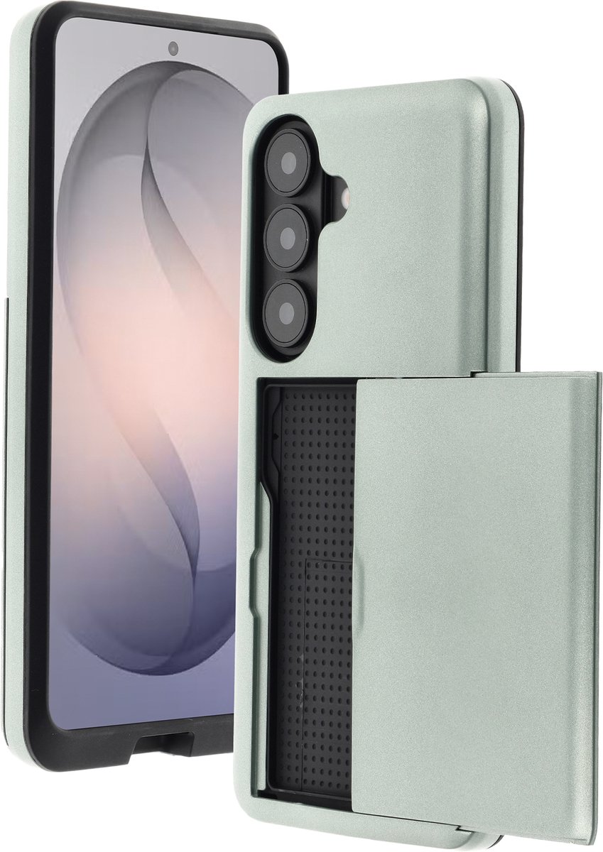 imoshion Hoesje met Pasjeshouder - Geschikt voor Samsung Galaxy S26 - Groen