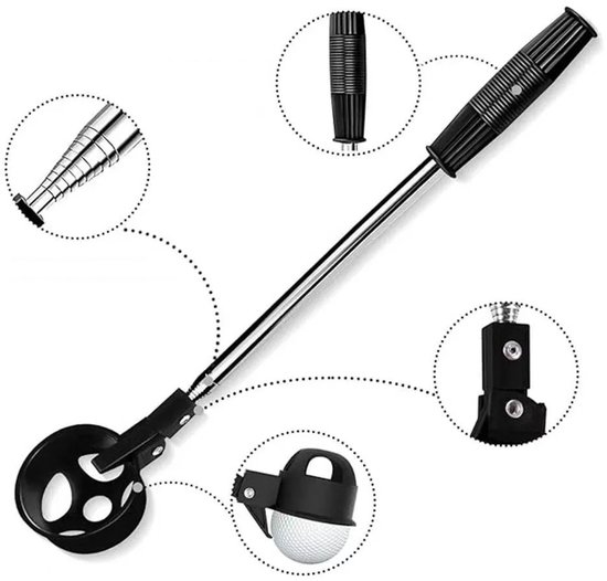 WiseGoods Luxe Golfbalhengel 2M - Duurzame Ball Retriever - Golfaccessoires - Golfbal Hengel - Golf Accessoires - Sport - Sporten van wisegoods — afbeelding 4