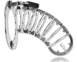 Metalhard Spiked Chastity Cage - Kuisheidskooi - Met Pinnen - Slot met Sleutel - 14cm