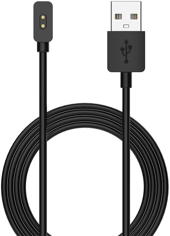 DrPhone Oplaadkabel Compatibel Voor Redmi Band 10 / Band 9 Pro / Redmi Watch 4 Youth Edition / Watch 5 Active – Magnetische USB-lader (2-Pin, 1m)