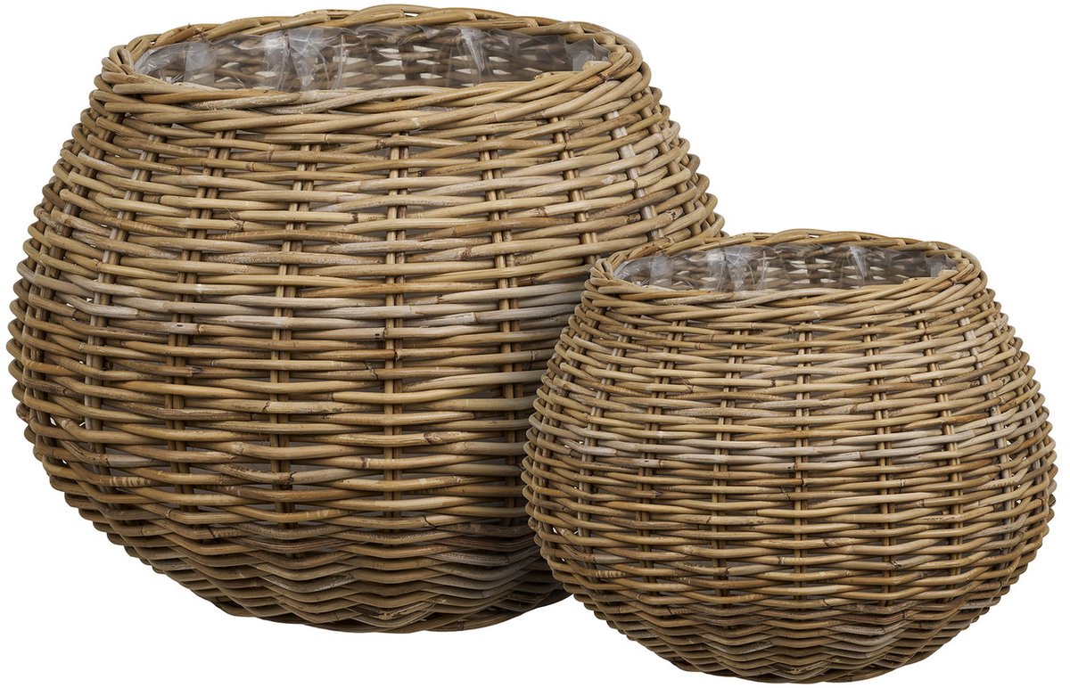 House Nordic Mand Melaka - Rond Naturel - Set Van 2