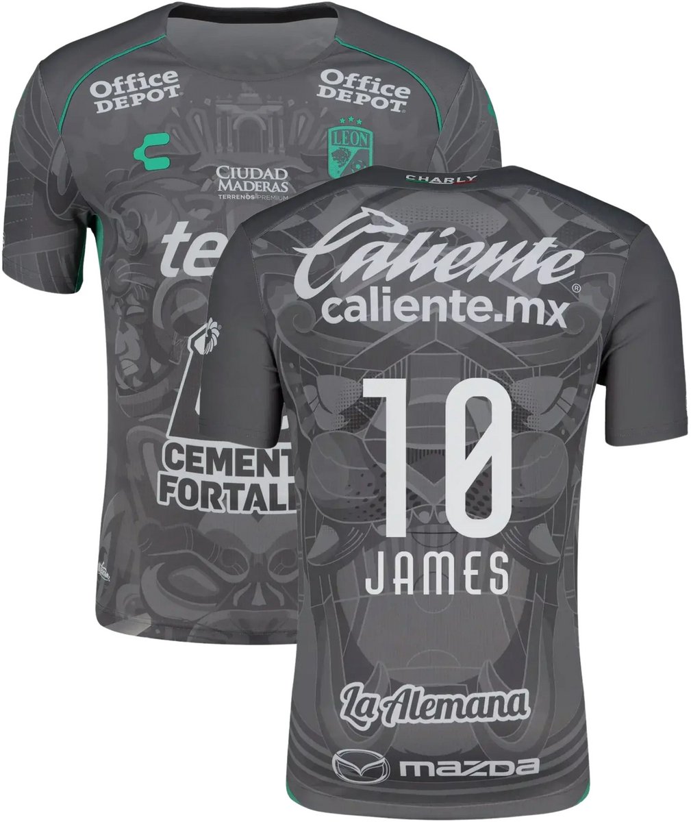 Club León Special Edition Voetbalshirt 2025 met James Rodríguez Bedrukking - Mexico Voetbalshirt - Club León - Maat S - Charly - Globalsoccershop