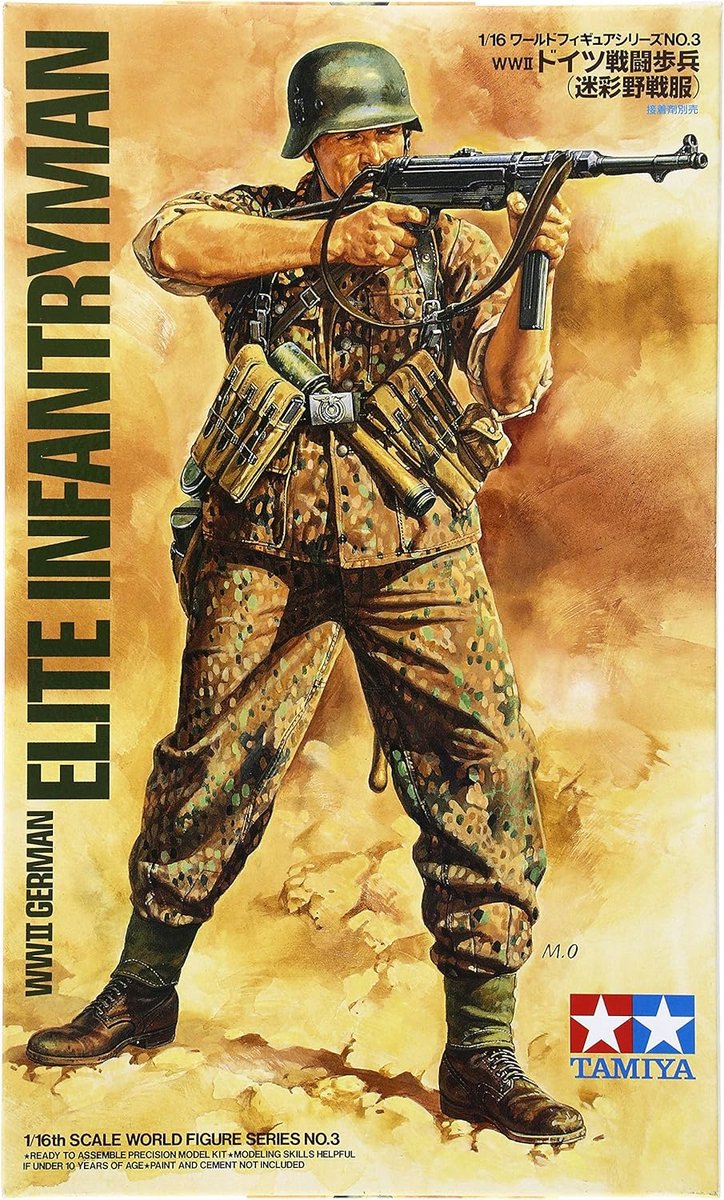 Schaalmodel Duitse Infanterie Soldaat WO2 Figuur 1:16