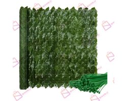 Kunsthaag Klimop 6 Panelen – Kunstmatige Hedera Scherm 300 x 50 cm – Privacy Heg voor Balkon, Tuin & Schutting – Groen – kunsthaag – 50948