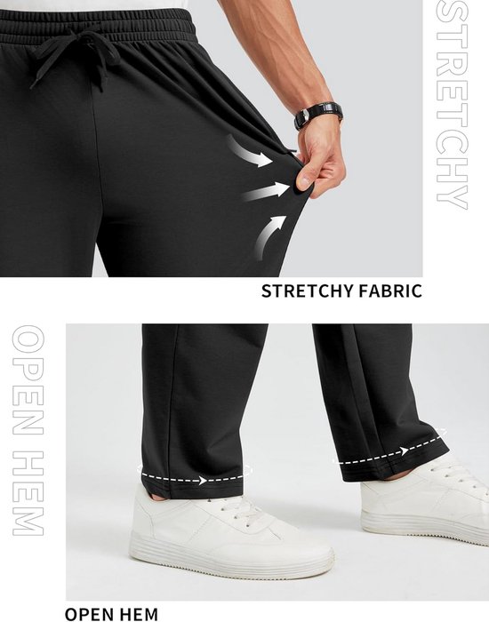 Comfortabele Heren Joggingbroek met Zakken en Elastische Boorden — afbeelding 2