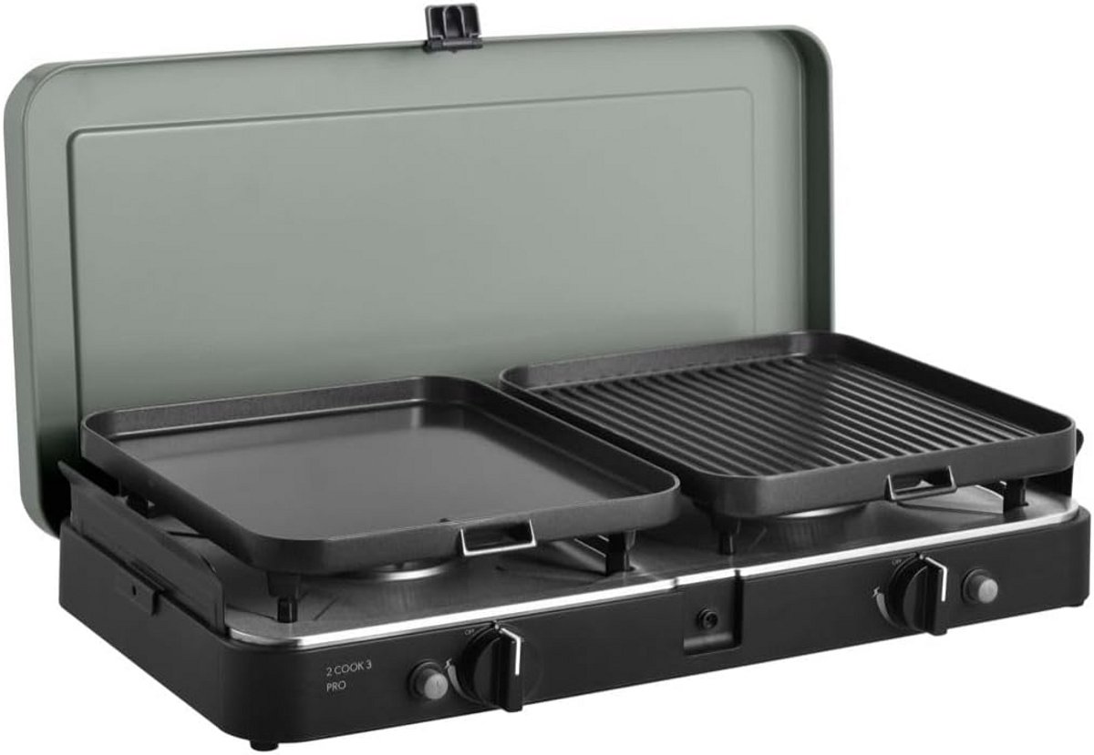 Draagbare Tweepits Gasbarbecue voor Camping en Tuin