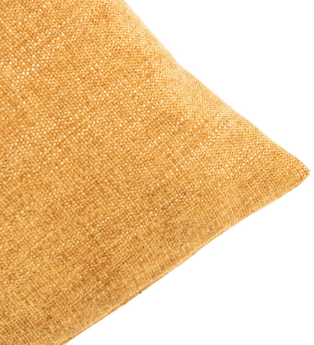 Kussen Queen chenille oker 45x45cm