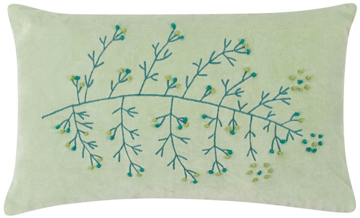 Thalia Kussen lichtgroen 30x50cm