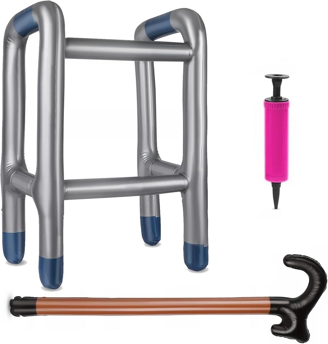 Grappige Opblaasbare Props voor Feest, Carnavalskostuum en Rollator Verkleedset