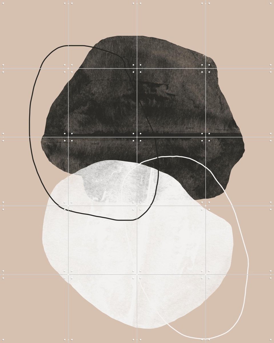 IXXI Cosmic Abstract, The Miuus Studio & Various - 80 x 100 cm - Gratis ophangtool - Grote wanddecoratie en posters - Illustraties, Line art