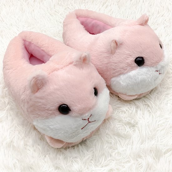Hamster sloffen voor kinderen - roze