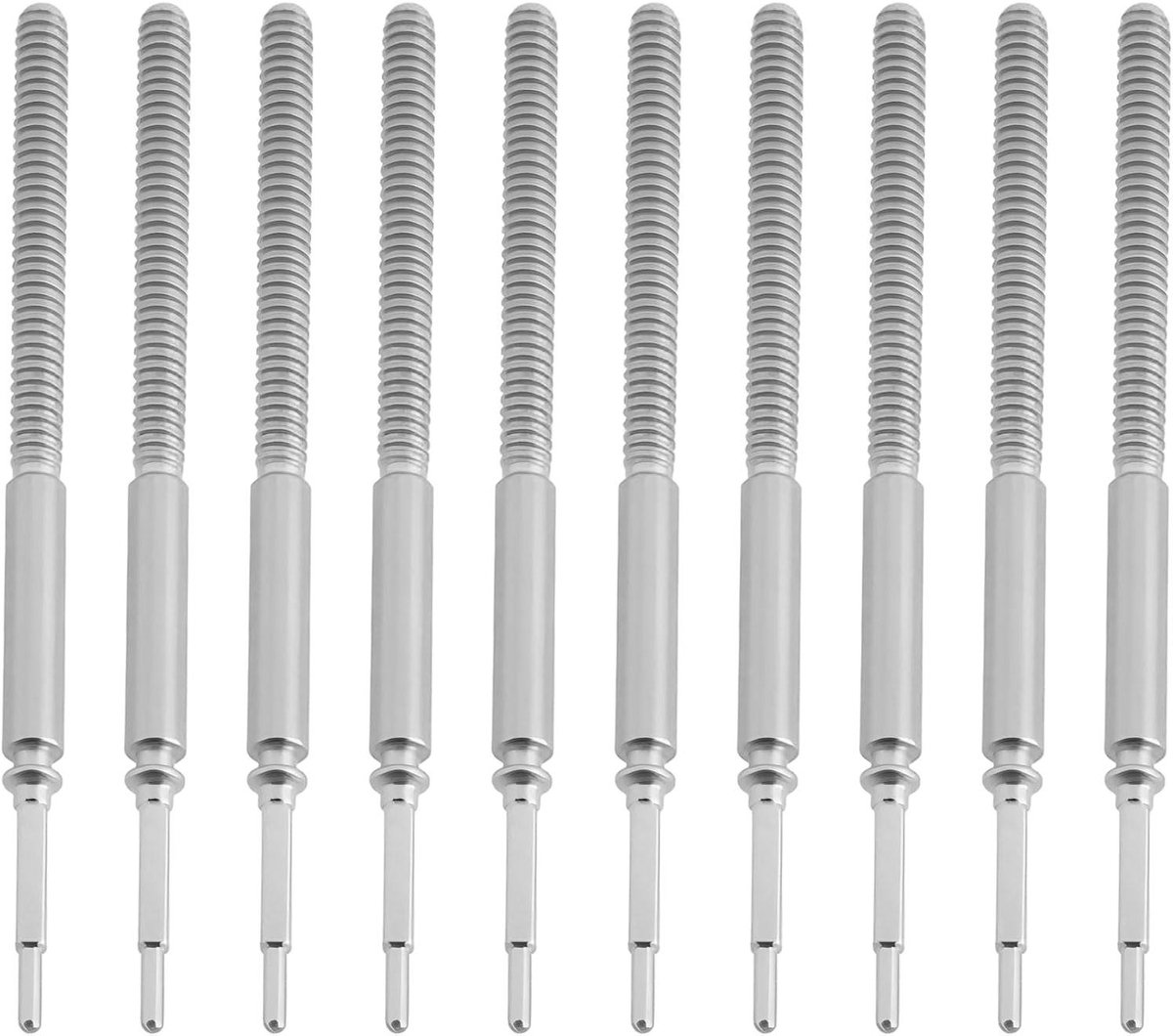 Allecto- Horloge Beweging Kroon Stam Winding As Set - Reparatie - Zilver - Accessoires - ETA 2892A2 2892 - Geschikt voor Horloges - Zilver