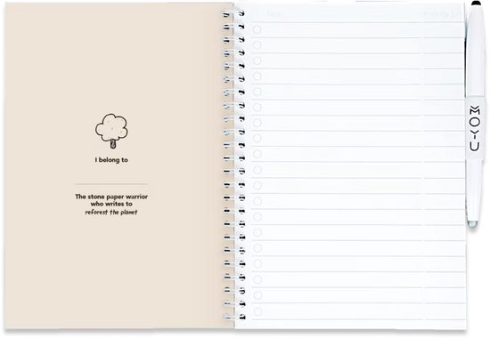 MOYU - Carnet Flamingo Désert - Carnet Effaçable A5 Premium