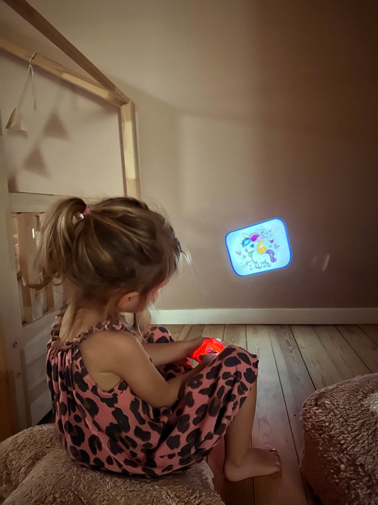 Ambo projector speelgoedlamp eenhoorns - roze multicolor USB. van Merkloos — afbeelding 4