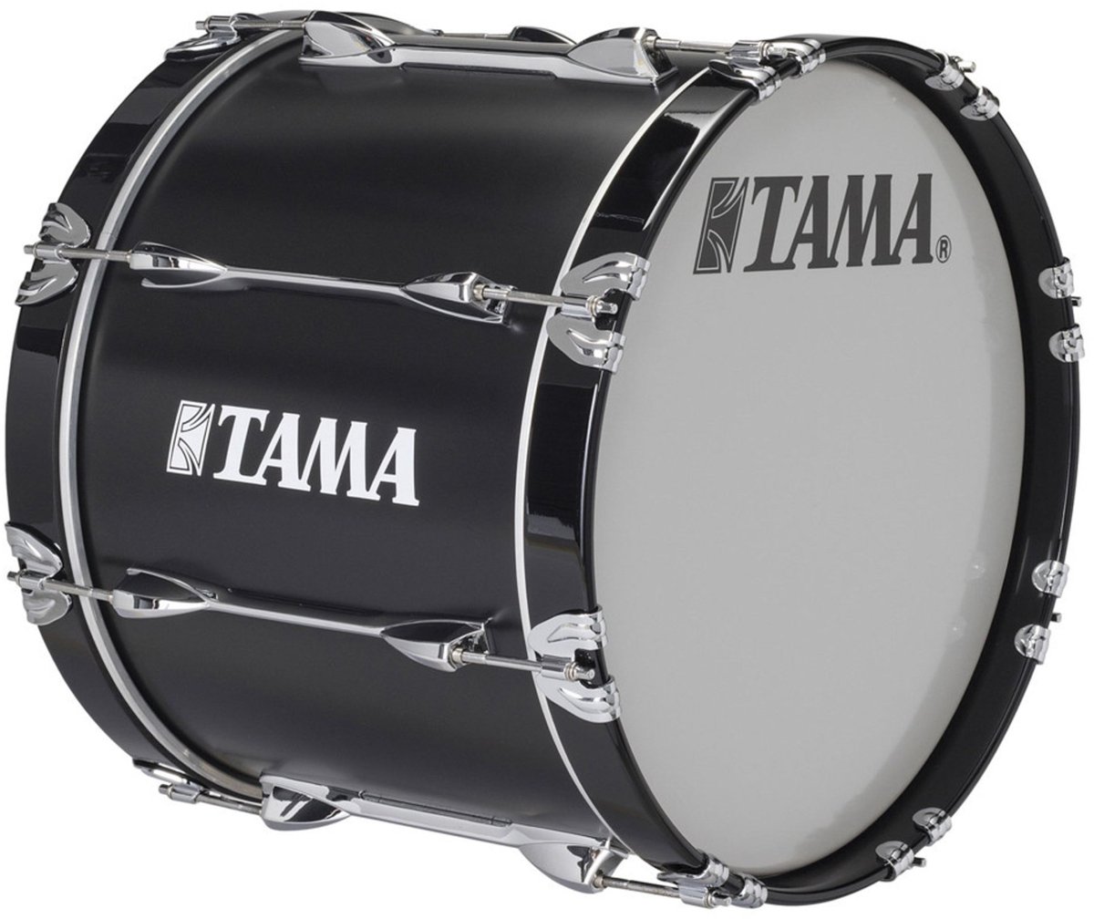 Tama R2214BL-SBK Starlight Marching Bass Drum 22"x14" Satin Black - Marching bass drum