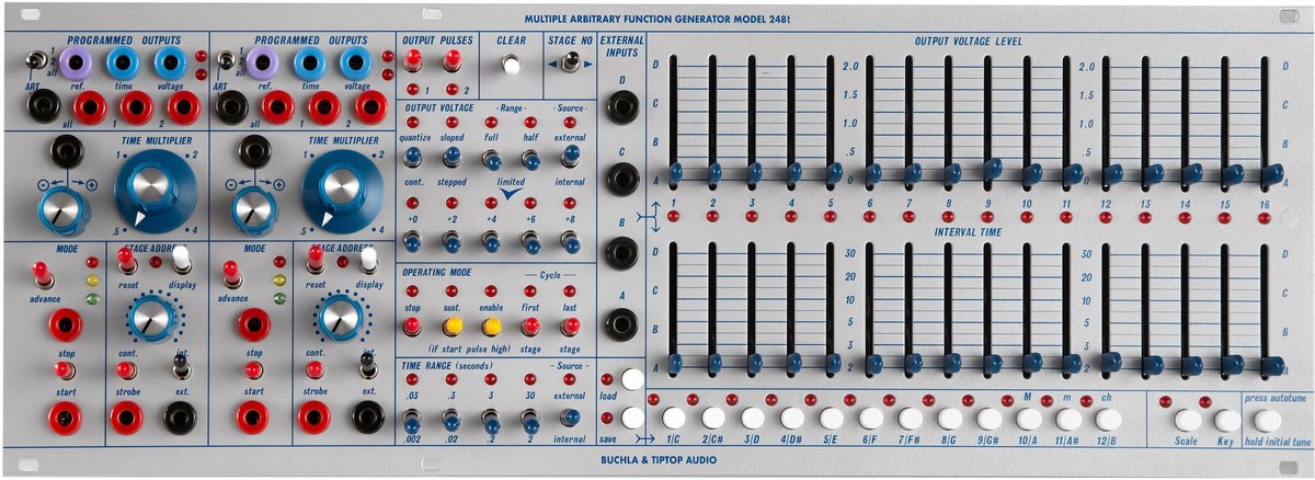 Tiptop Audio Model 248t Multiple Arbitrary Function Generator - sequencer
