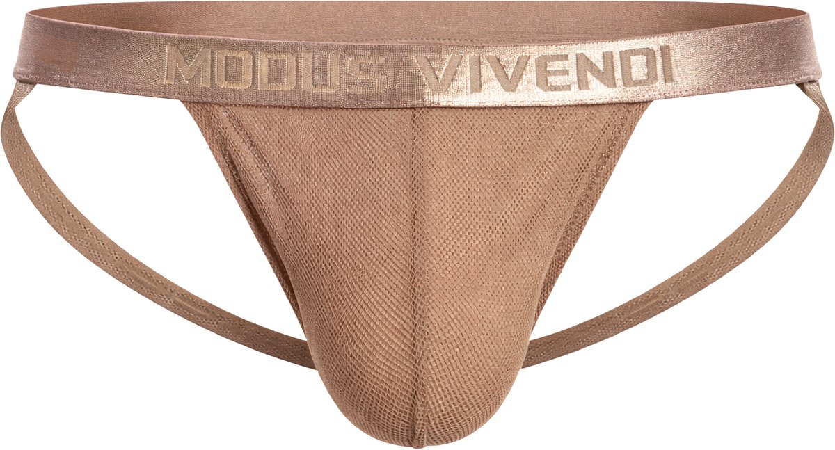 MODUS VIVENDI Mesh Through Jockstrap Skin - MAAT XL - Heren Ondergoed - Jockstrap voor Man - Mannen Jock
