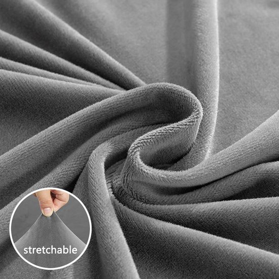 Zachte Stretch Barkruk Hoezen met Rug Fluweel Stofdicht Voor Keuken en Barstoelen — afbeelding 3