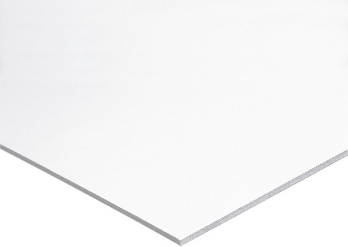 Set van 10 Witte Schuimplaten 50x76 cm (10 Vellen) - Ideaal voor Hobby, Kunst en Presentatie