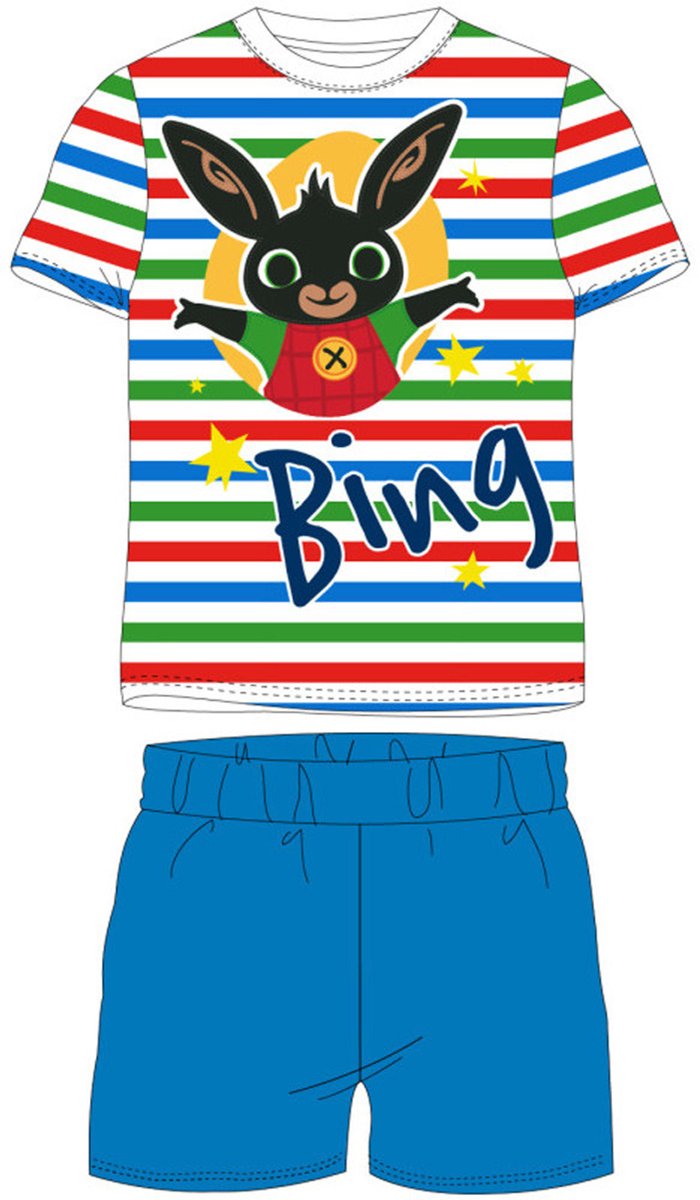 Bing Gestreepte kinderpyjama 98 cm