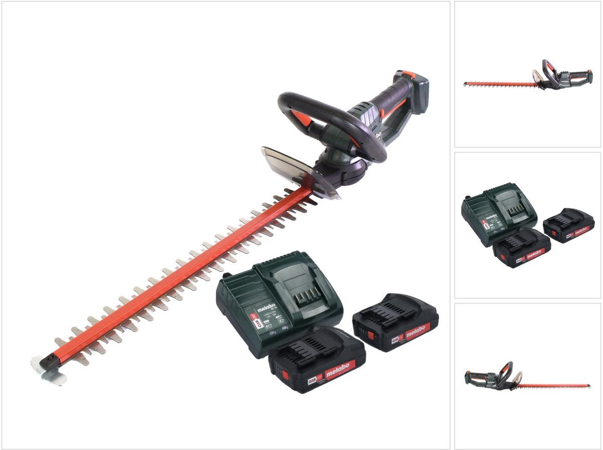 Metabo HS 18 LTX 55 Heggenschaar Accu Incl. 2e accu Incl. oplader 18 V Li-ion