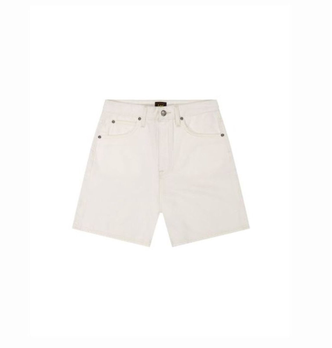 Lee Stella Short 112376779 Jeans Dames Broek Gebroken Creme