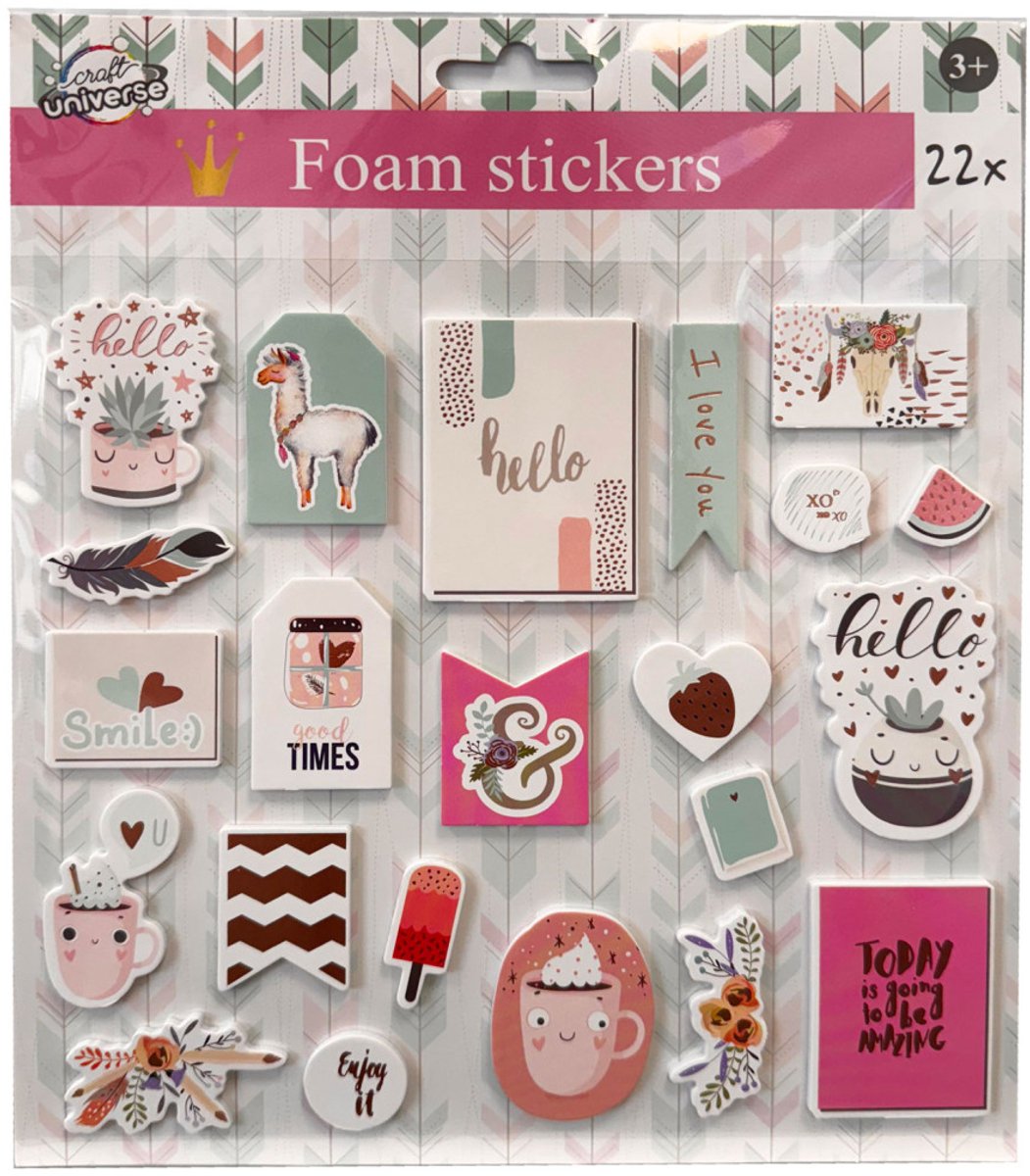 Colour Hello sponsstickerset van 22