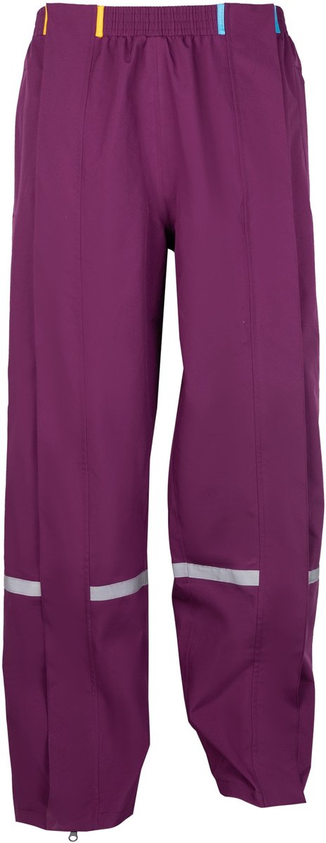 Burgundy regenbroek met volledige rits van Hello Rain XXXL