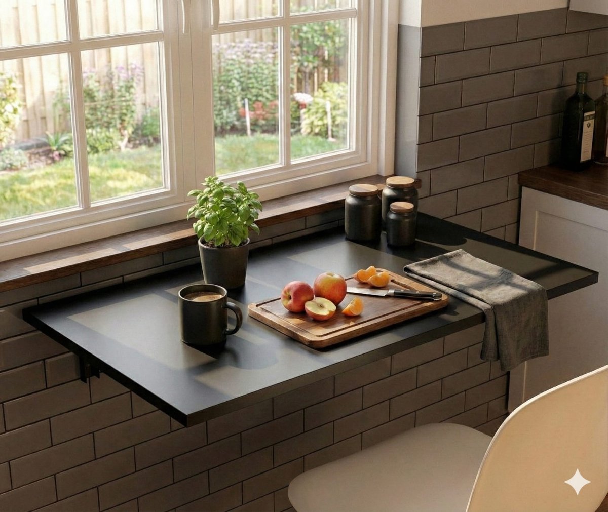 Wandtafel Wandtafel Inklapbaar Wandbureau - afbeelding 2
