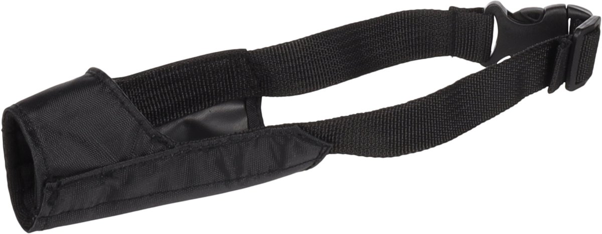 Bol.com Flamingo Ned - Muilband Honden - Muilband Ned Nylon Zwart Xs Nek 37-51cm / Neus 11cm - 1st - 117399 - 1st aanbieding