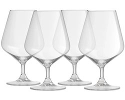 Royal Leerdam | The After Dinner collectie - Brandy Cognac Glazen - 350ml - Perfect voor thuis, Restaurants en Feesten - Set van 4