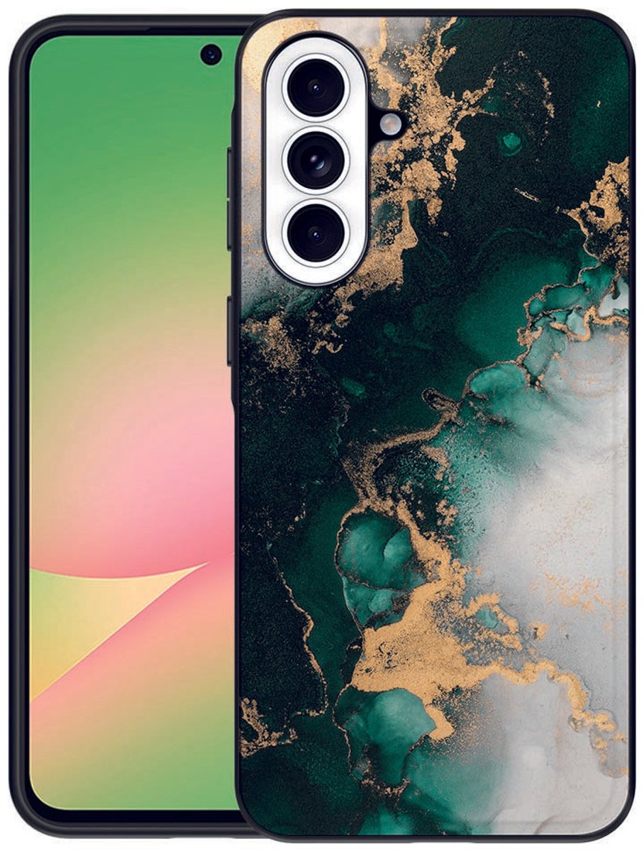 Telefoonhoesje Samsung Galaxy A57 Marmer Groen