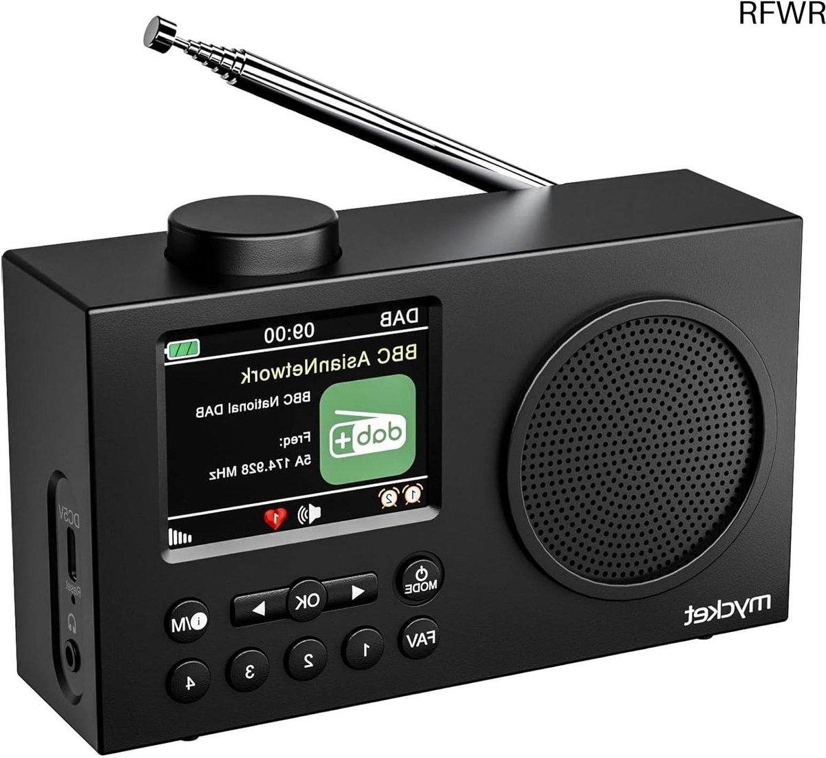 Wekkerradio DAB Plus - Digitale Klok - Dementieklok - Radio