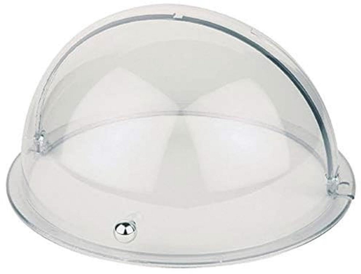 Ronde Serveerplaat Serveerdeksel Roltop - Transparant & Hygiënisch