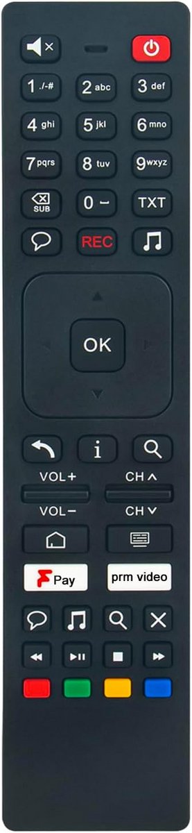 Universele Vervangende Afstandsbediening voor 4K TV Streaming Smart Set Top Box