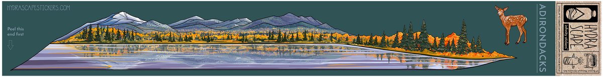 Hydrascape - Adirondacks - No Color - OS - Stickers