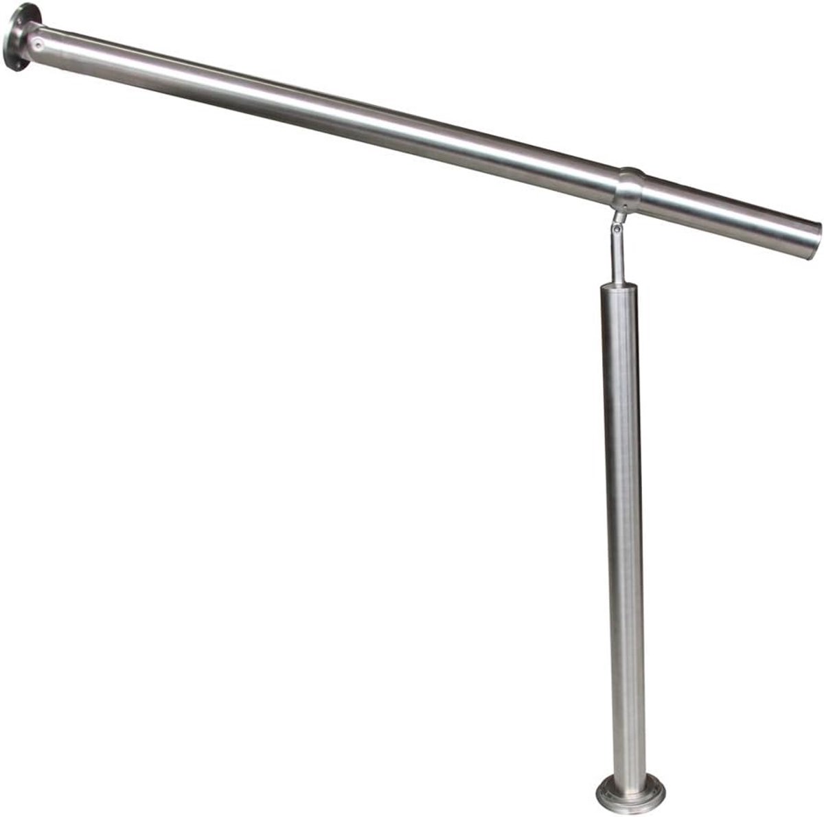 RVS Trapleuning 180 cm - Wandmontage Leuning voor Binnen en Buiten