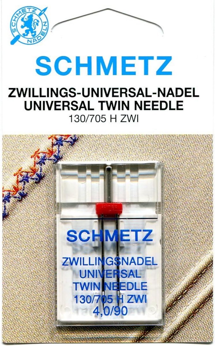 Universele Tweeling Naalden voor Naaimachine - Diverse Maten (90/4.0mm Kloof)