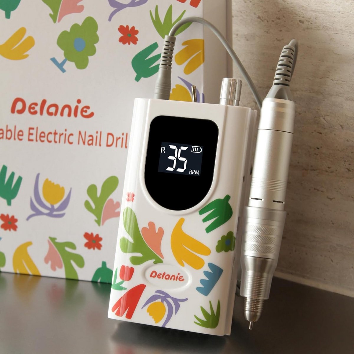 Professionele Draagbare Elektrische Nagelfrees - 35.000 RPM voor Manicure en Pedicure