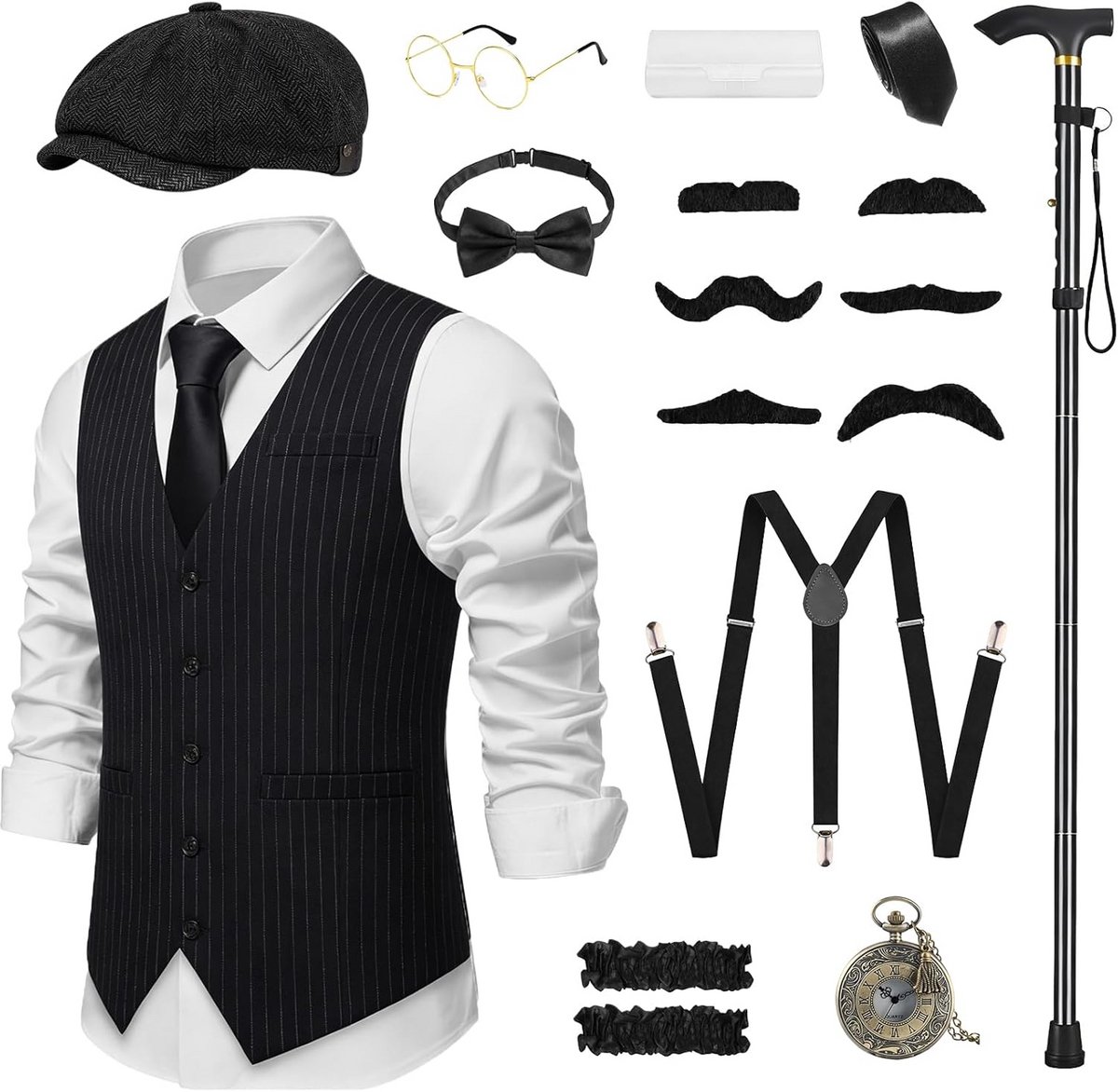 Herenkostuum Stijlvol Jaren '20 Themafeest Outfit