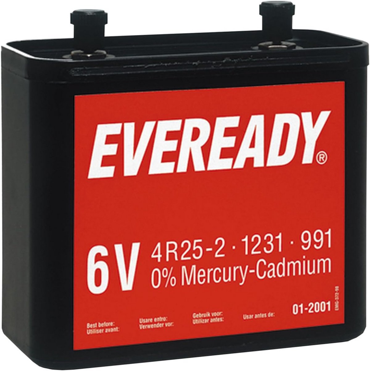Krachtige 6 Volt Blokbatterij voor Professioneel Gebruik
