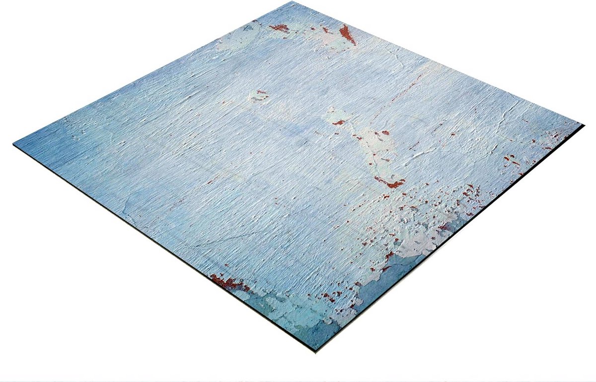 Flat Lay Fotoachtergrond - 60x60cm - Industrieel Lichtblauw