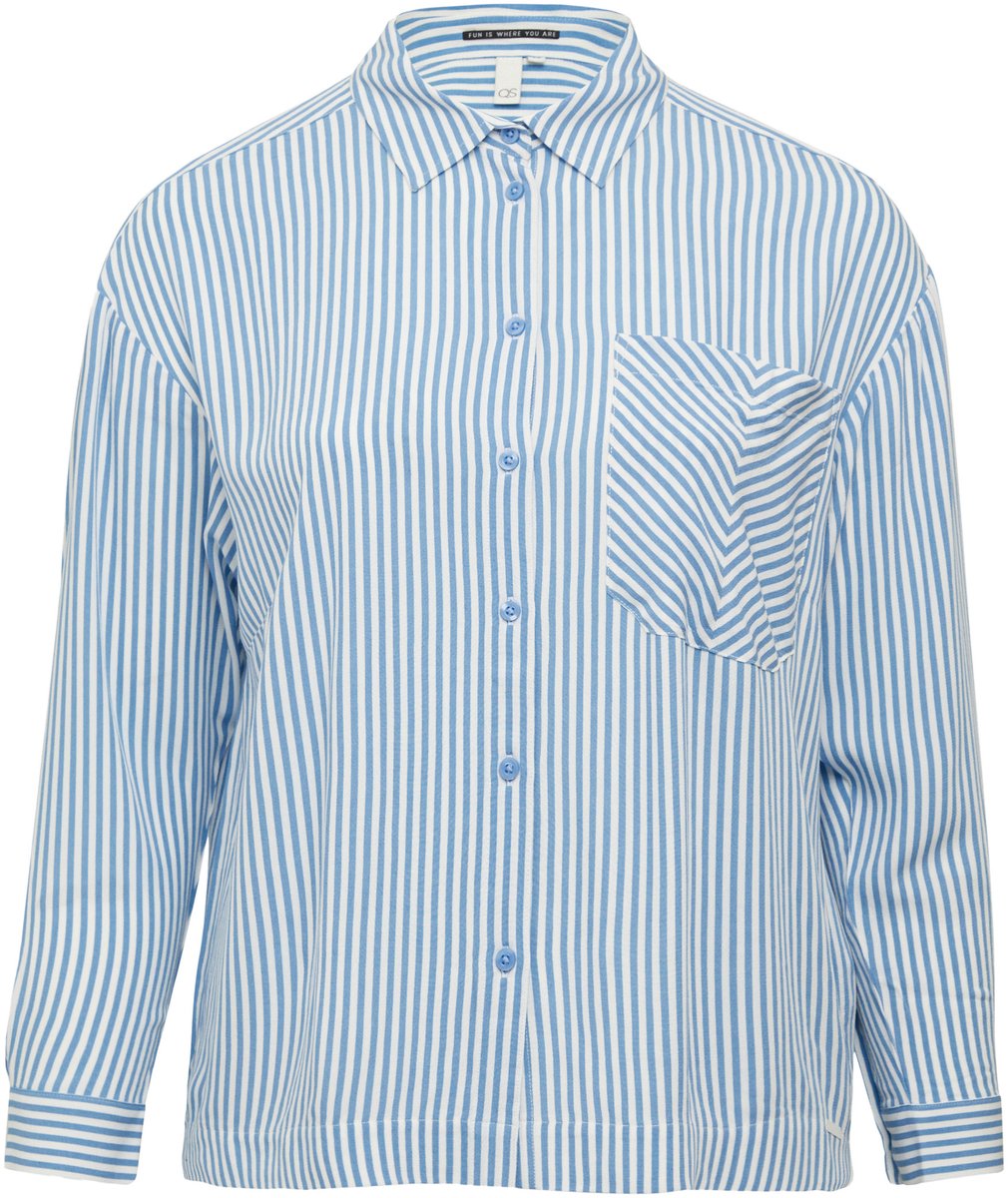 Kortere blouse van viscose